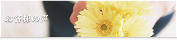 お客様の声